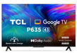 TCL 43P635 43 inch Google Smart Android UHD 4k HDR TV