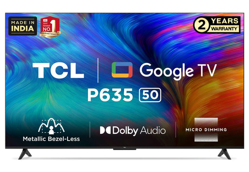 TCL 50P635 50 inch Smart Android UHD 4k HDR Google TV