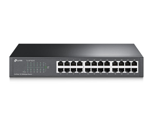 TP-Link 24-port 10/100Mbps Desktop/Rackmount Switch  - TL-SF1024D