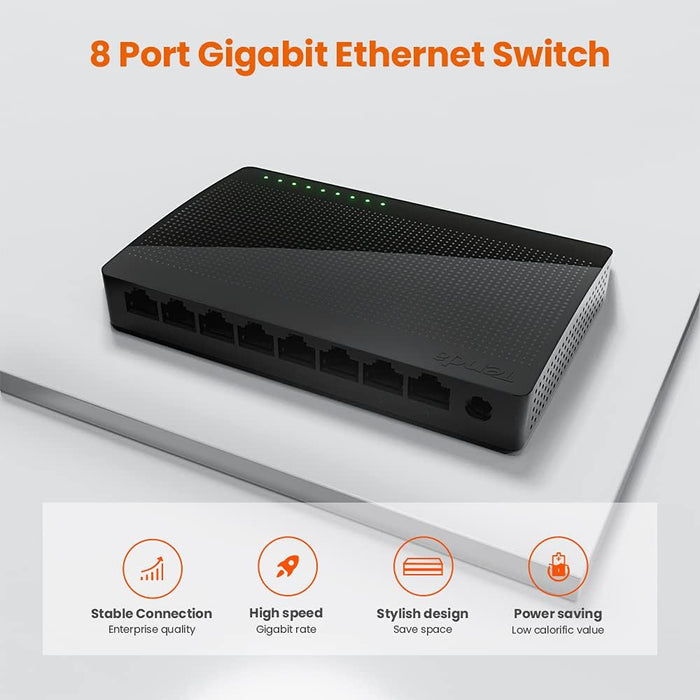 Tenda SG108 8-Port Gigabit Desktop Switch