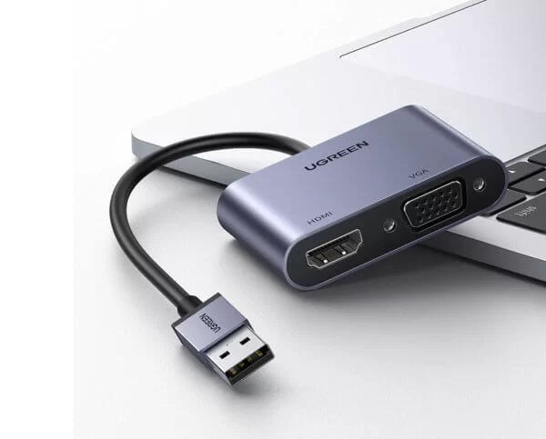 UGREEN USB 3.0 to HDMI + VGA Converter - UG-20518