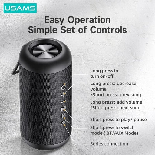 USAMS US-YX008 Portable Outdoor Wireless Speaker