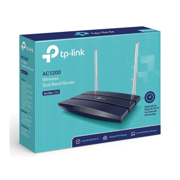 TP-Link AC1200 Wireless Dual Band Router - TL-ARCHER C50