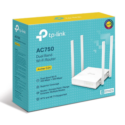 TP-Link AC750 Wireless Dual Band Router - TL-ARCHER C24