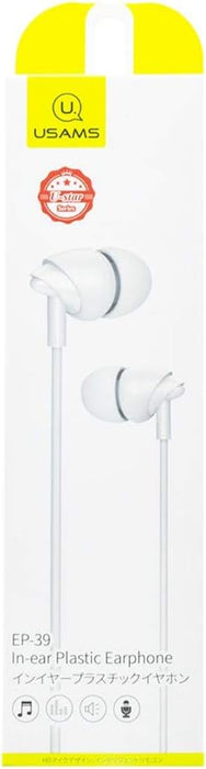 Usams EP-39 In Ear Plastic Earphone-HSEP3901