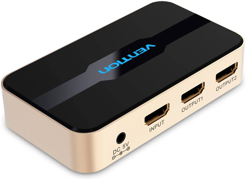VENTION ACBG0 1 in 2 Out HDMI Splitter
