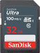 SanDisk  32GB Ultra SDXC Memory Card 100MB/s Class 10  - SDSDUNR-032G-GN3IN For Cameras