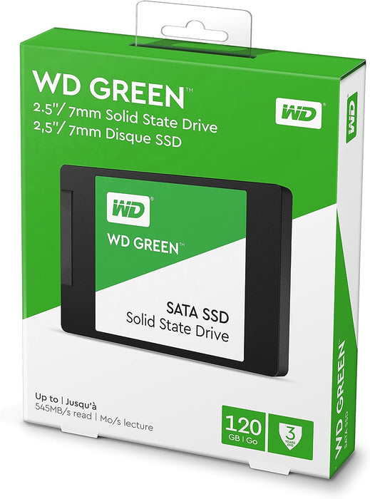 WD 120GB Green SATA III 2.5" Internal SSD (WDS120G2G0A)