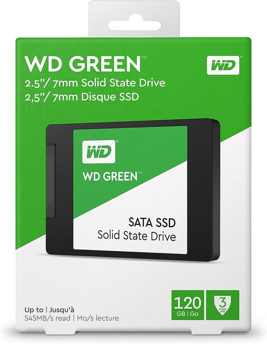 WD 120GB Green SATA III 2.5" Internal SSD (WDS120G2G0A)