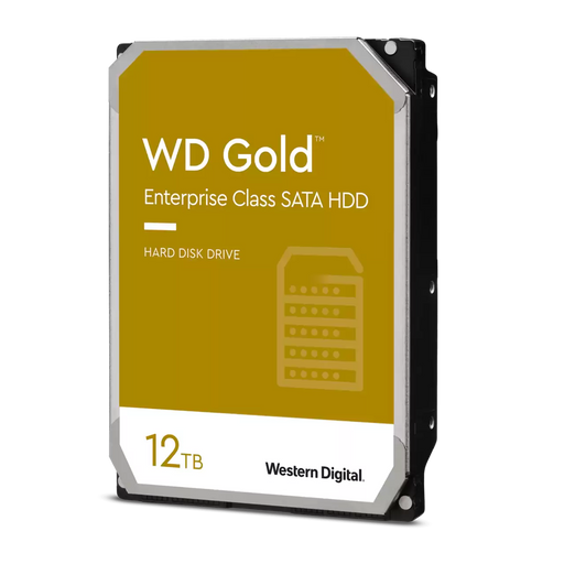 WD Gold Enterprise Class 12TB, 256MB, 7200rpm SATA  Internal Hard Drive