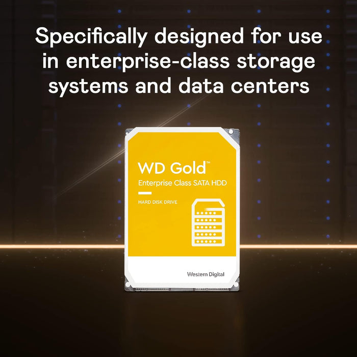 WD Gold Enterprise Class 12TB, 256MB, 7200rpm SATA  Internal Hard Drive