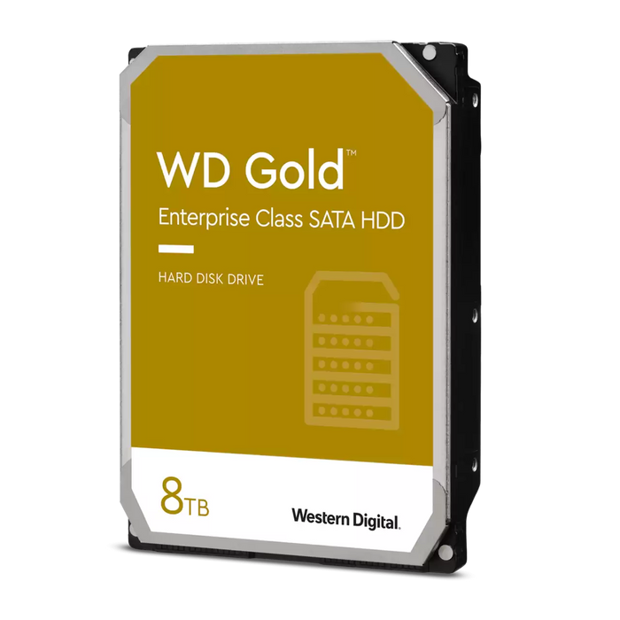 WD Gold Enterprise Class 8TB, 256MB, 7200rpm SATA Internal Hard Drive