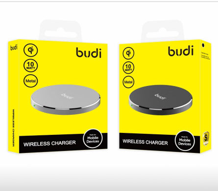 Budi WL3100B / WL3100S 15W wireless Aluminum charger