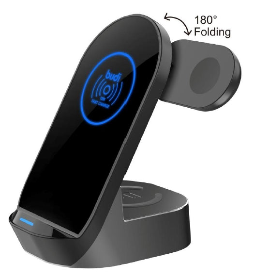 Budi WL4300B 3 IN 1 wireless charging stand