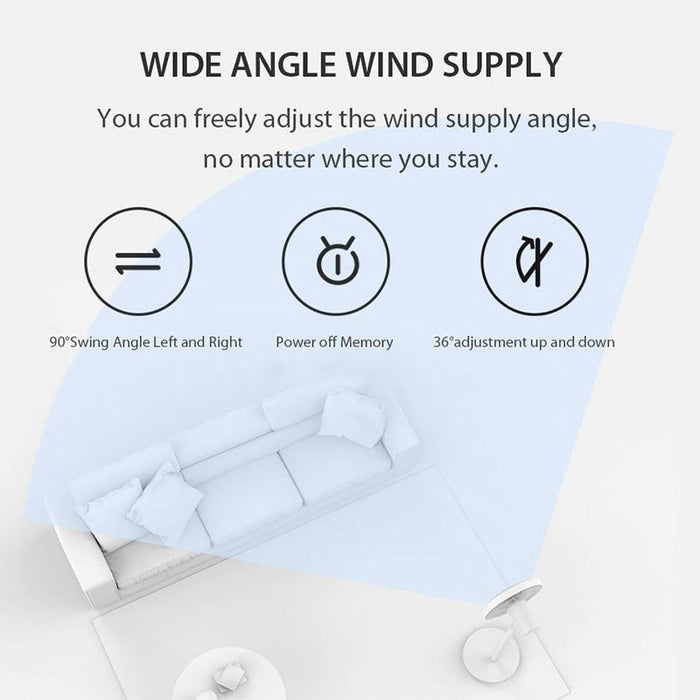 Xiaomi 30663 Mi Smart Standing Fan 2 - EU PLUG - White 