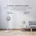Xiaomi 30663 Mi Smart Standing Fan 2 - EU PLUG - White 