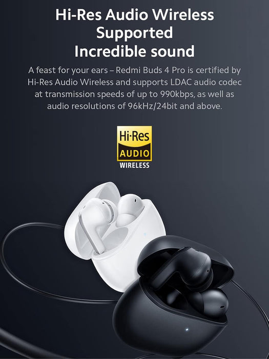 Xiaomi 38951 Redmi Buds 4 Pro Wireless Earbuds Noise Cancelling Earbuds