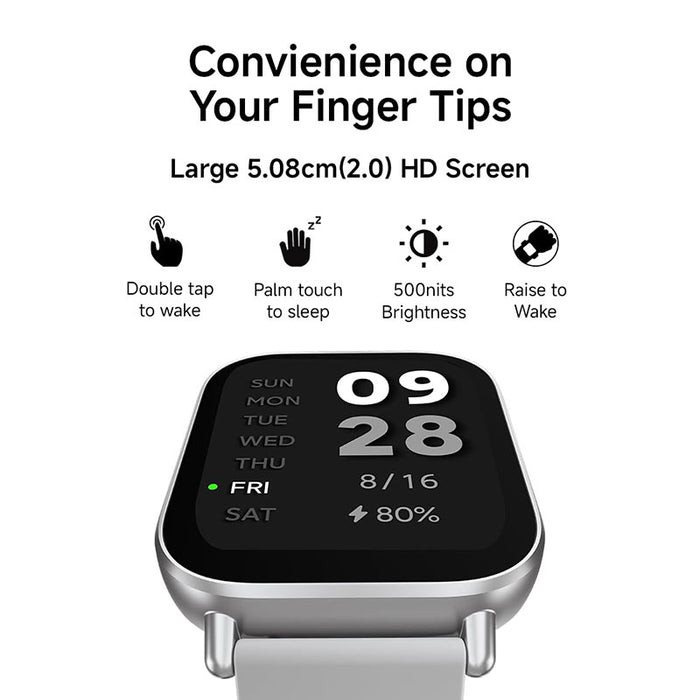  Xiaomi 57766 Redmi Watch 5 Active – Matte Silver 