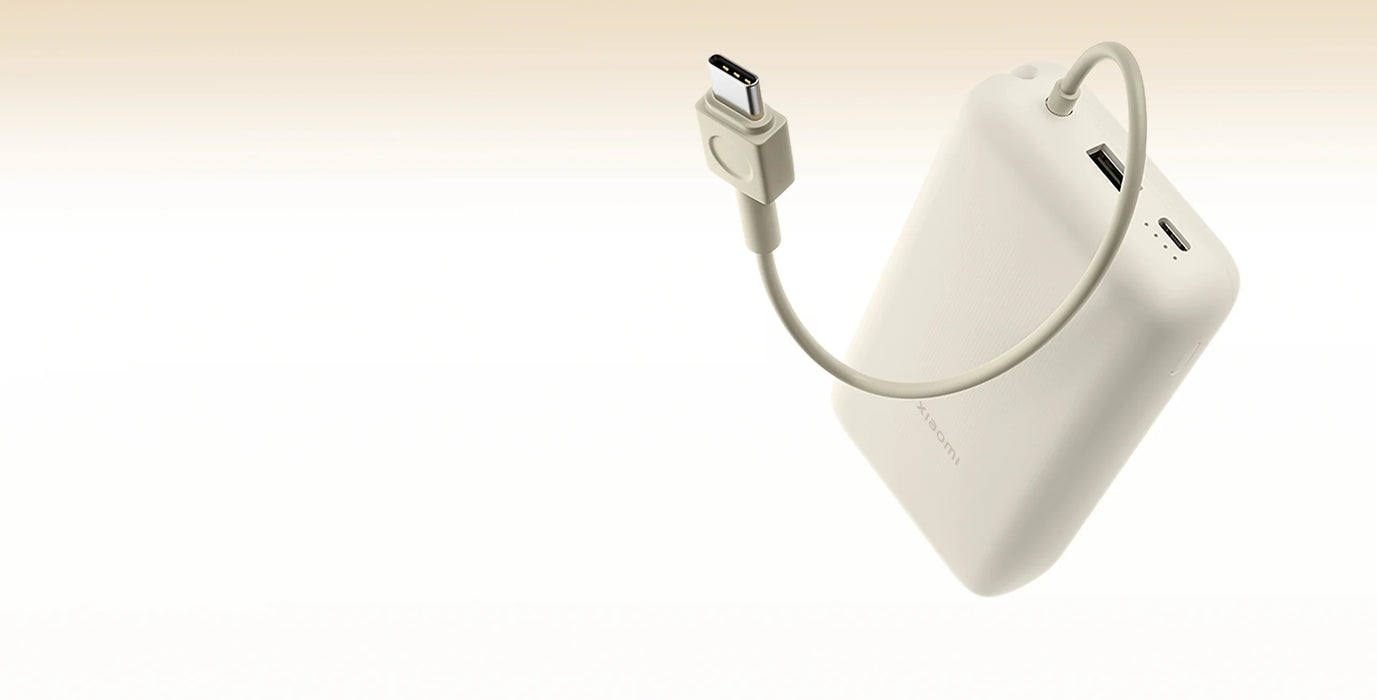 Xiaomi 57865 - 33W 20,000 mAh Power Bank with Intergrated USB-C Cable 