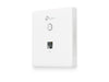 TP-Link 300Mbps Wireless N Wall-Plate Access Point - EAP115-WALL - with Antenna Type Internal 2*1.8dBi Omni