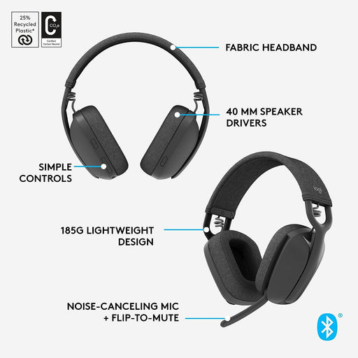 Logitech Zone Vibe 100 Wireless Headset