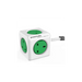 Allocacoc Power Cube Extended 5 Outlets UK Socket, 1.5m Cable - 7300GN/UKEXPC