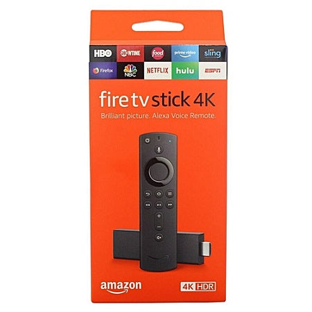 Amazon Fire TV Stick 4K Ultra HD With Alexa Voice Remote Streaming Media Player