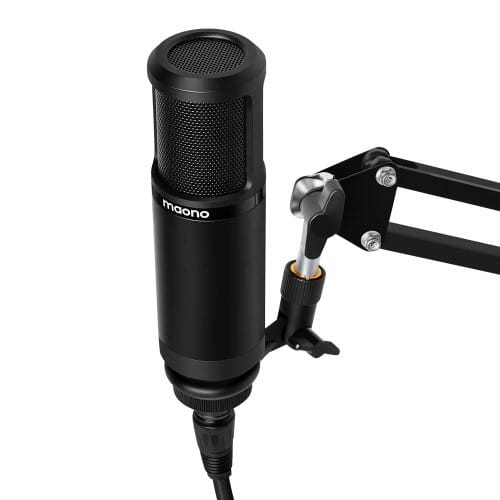 MAONO AU-PM320 XLR Condenser Microphone- with Standard 3-pin XLR Connector Output