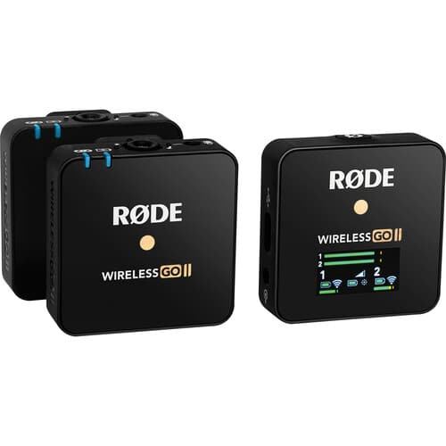 Rode Wireless GO II 2-Person Compact Digital Wireless Microphone System/Recorder - 2.4 GHz