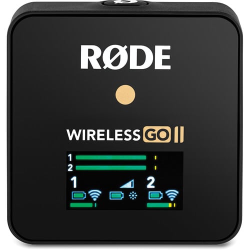 Rode Wireless GO II 2-Person Compact Digital Wireless Microphone System/Recorder - 2.4 GHz