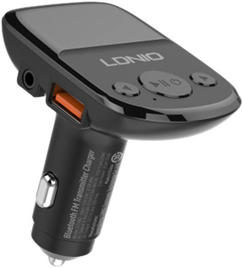 LDNIO 25W 5.0 Bluetooth Player, Fast Dual USB Charger, FM Transmitter and Modulator Car Charger - C706Q