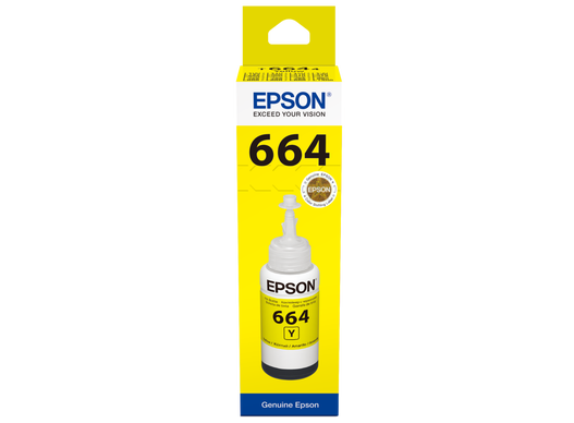 Epson T6644 EcoTank Ink Bottle Yellow(C13T66444A)