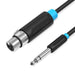 Vention 6.5mm Male to XLR Female Audio Cable – VEN-BBEBG with HIFI Audio Transmission