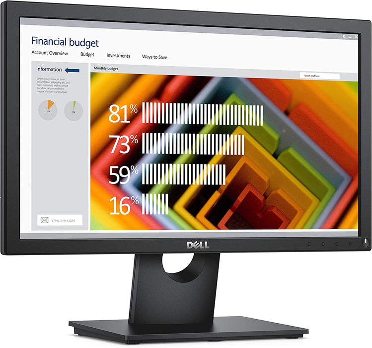 Dell 18.5- Inch Widescreen LED Backlit LCD Monitor - E1916H