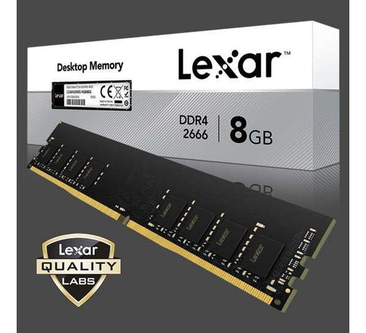 Lexar DDR4-2666 8GB UDIMM Desktop RAM - LD4AU008G-R2666U