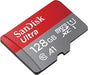 SanDisk 128GB MicroSD Ultra Memory Card  Class 10 120MBPS without Adapter - SDSQUA4-128G-GN6MN