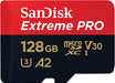 SanDisk 128GB Extreme Pro micro SDXC Memory Card - SDSQXCY-128G-GN6MA  Memory Card for  Laptop, Tablet, Camera