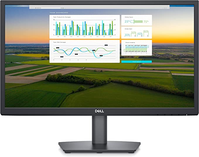 Dell E2222H 21.5 -  Inch LED Backlit Monitor - FHD With VGA Port &  DisplayPort 1.2