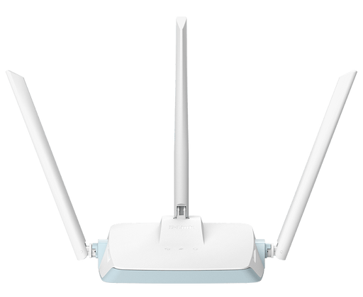 D-Link Wireless N300 Smart Router, 4 x 10/100M LAN port, 1 x 10/100M WAN port, 3 x 5 dBi external antenna , Repeater mode , D-Link AI technology, D-Link Ai APP Support,UK power plug - R04/BNA