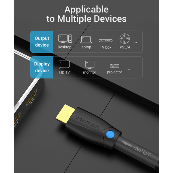 Vention HDMI High-Speed 4K@60Hz Cable 40M – VEN-AAMBV For Engineering