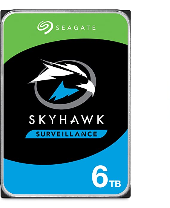 Seagate 6TB SkyHawk Surveillance Internal Hard Drive for DVR NVR Security Camera System with Drive - ST6000VX001