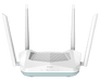 D-Link Wireless AX 1500 Wi-Fi 6 Dual Band AI Router, 3 x Gigabit LAN ports, Gigabit WAN, 4 external antennas, Voice Control, FOTA, D-Link AI technology, D-Link Wi-Fi Mesh, D-Link Ai APP Support, UK Plug - R15/BNA