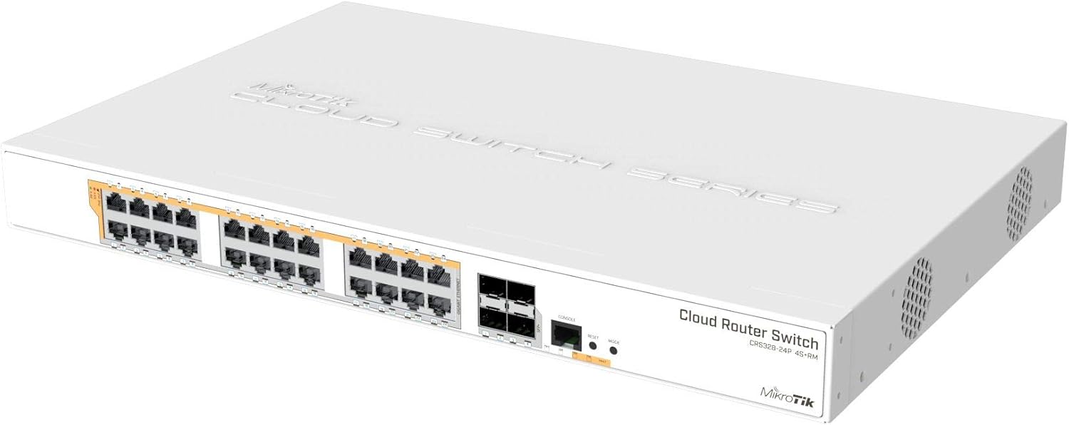 MikroTik CRS328-24P-4S+RM 24 Port Gigabit Ethernet Router/Switch