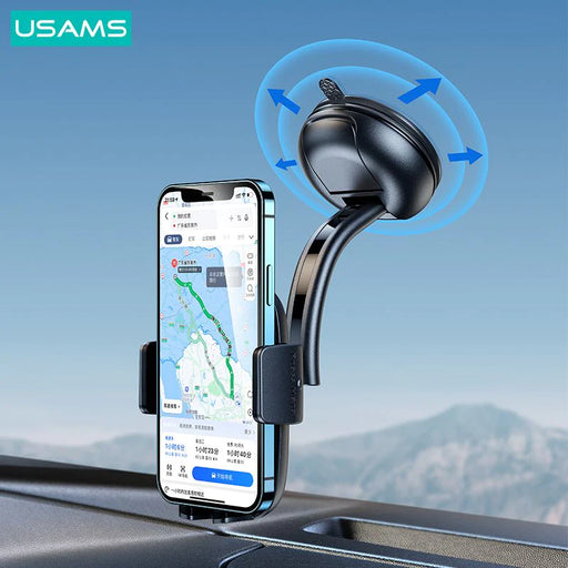 Usams Car Center Console Retractable Phone Holder - US-ZJ063