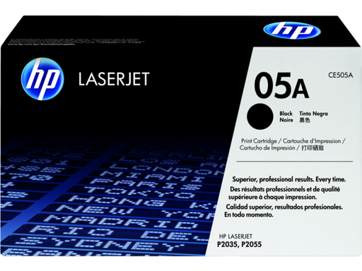 HP 05A Black Original LaserJet Toner Cartridge (CE505A)