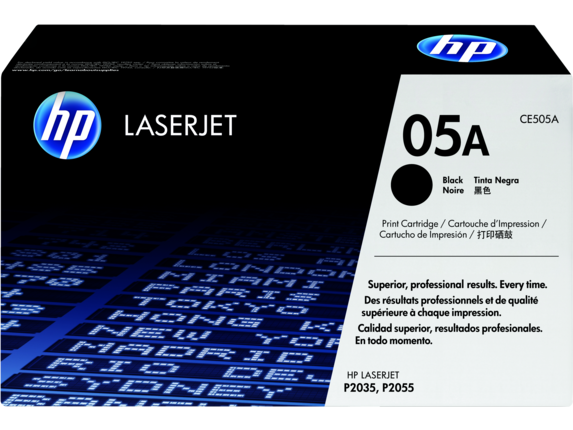 HP 05A Black Original LaserJet Toner Cartridge (CE505A)