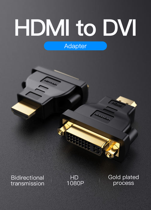 Vention HDMI to DVI or DVI to HDMI Bi-Directional Adapter – VEN-ECCB0