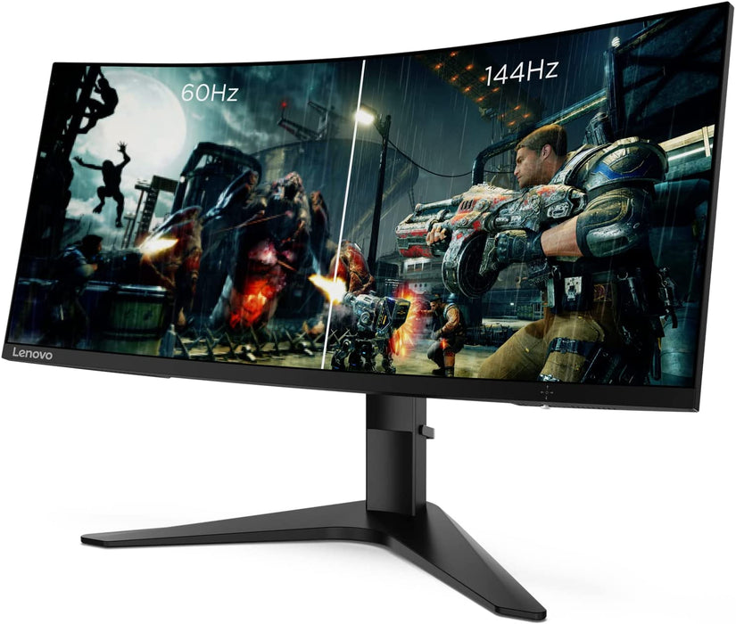 Lenovo G34w-10 34-Inch Ultra-Wide Curved Gaming Monitor With 1 HDMI 2.0, 1 DP 1.4 - 66A1GACBUK