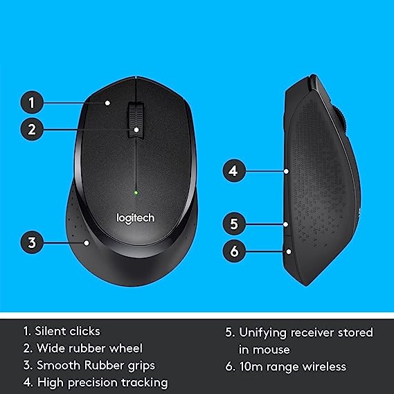 Logitech M330 Silent Plus Wireless Mouse