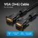 Vention VGA (3+6) Male to Male Cable With Ferrite Cores 1 Meter – VEN-DAEBF with 24K gold-plated connectors